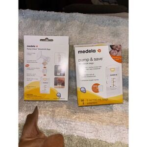 2 Boxes Medela Pump and Save Breastmilk Bags 5 oz 150 mL 50 Count